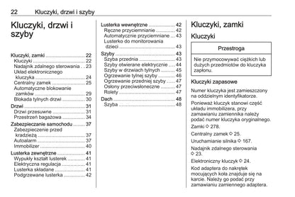2020-2021 Opel Zafira Life Bedienungsanleitung | Polnisch