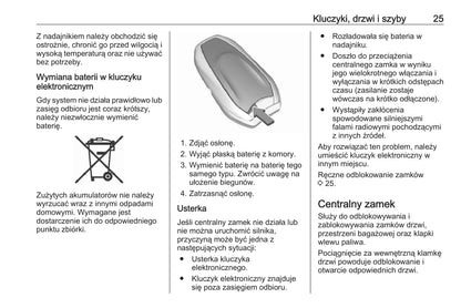 2020-2021 Opel Zafira Life Owner's Manual | Polish