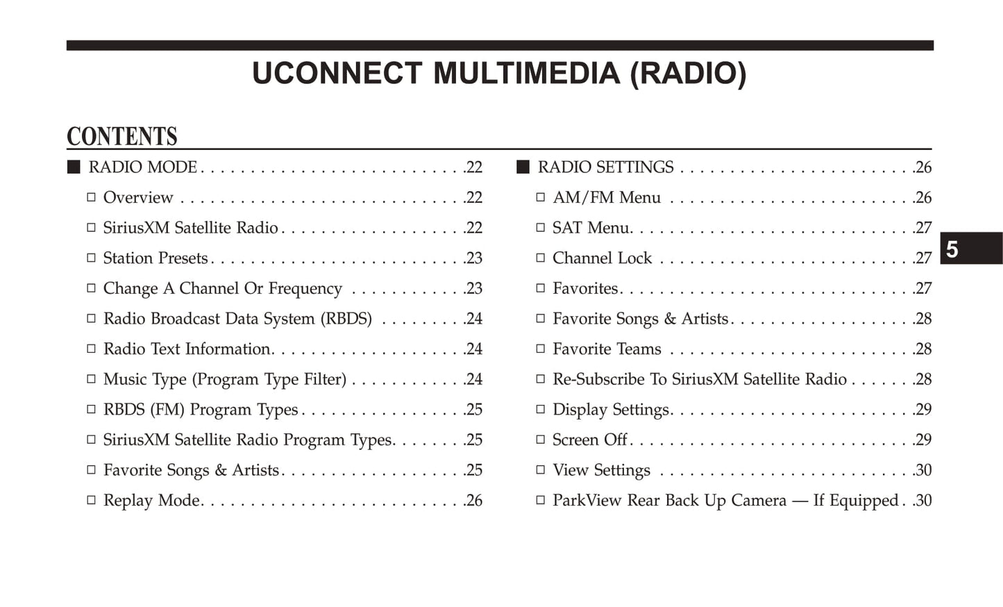 Radio 430 / 430N Supplement Owner's Manual