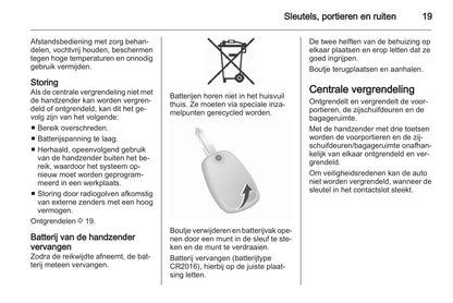 2012 Opel Movano Owner's Manual | Dutch