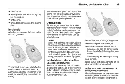 2012 Opel Movano Owner's Manual | Dutch