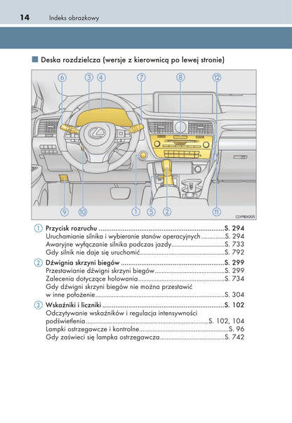 2017-2019 Lexus RX 300/RX 350/RX 350L Gebruikershandleiding | Pools