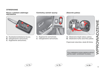 2011-2012 Citroën C-Crosser Owner's Manual | Polish