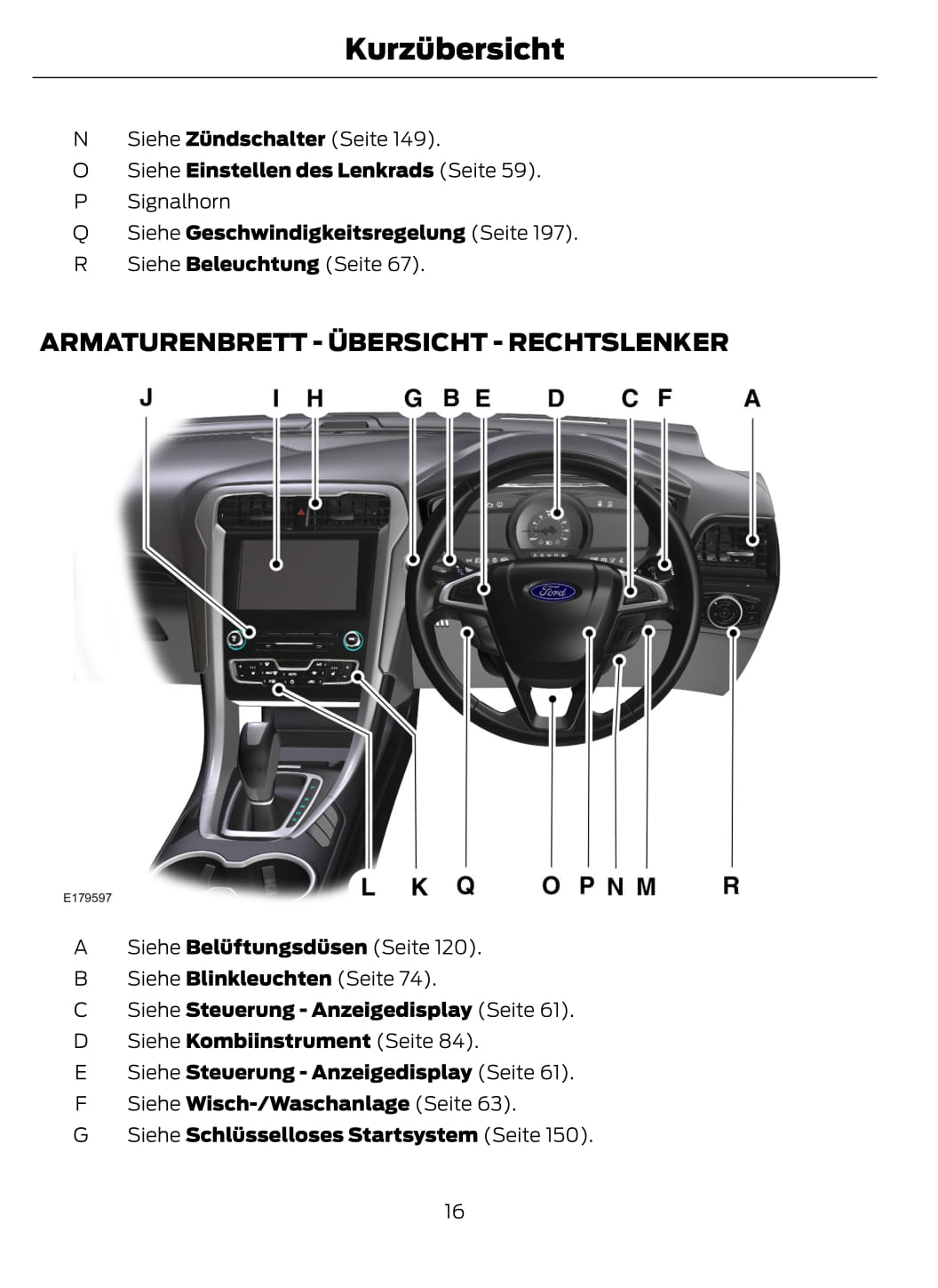 2014-2015 Ford Mondeo Owner's Manual | German