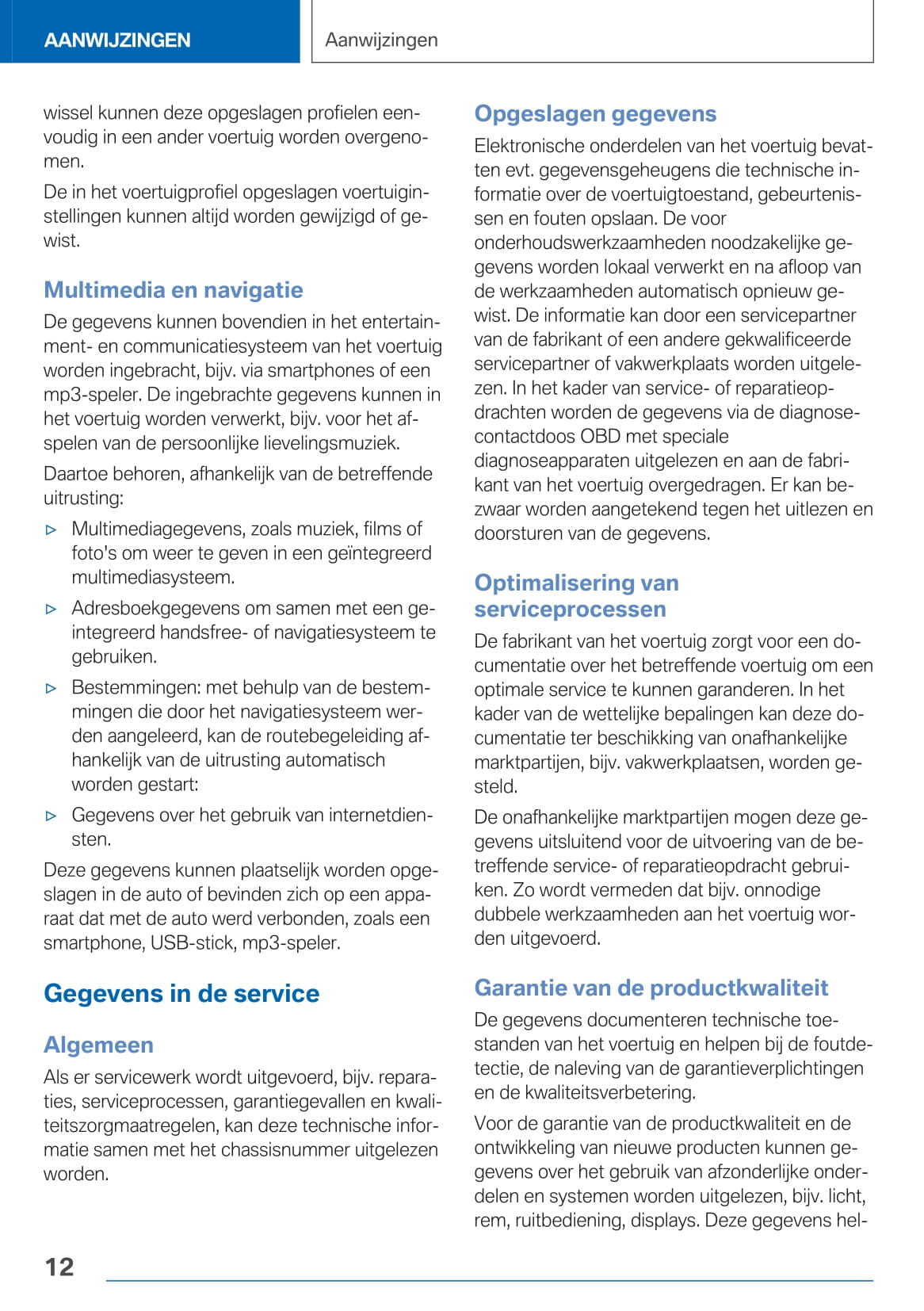 2020-2021 BMW X1 Bedienungsanleitung | Niederländisch