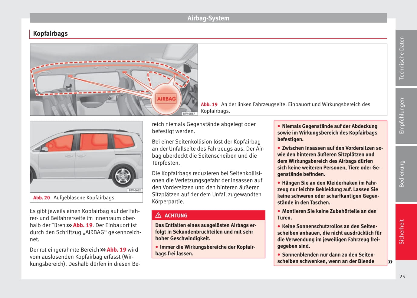 2010-2015 Seat Alhambra Owner's Manual | German