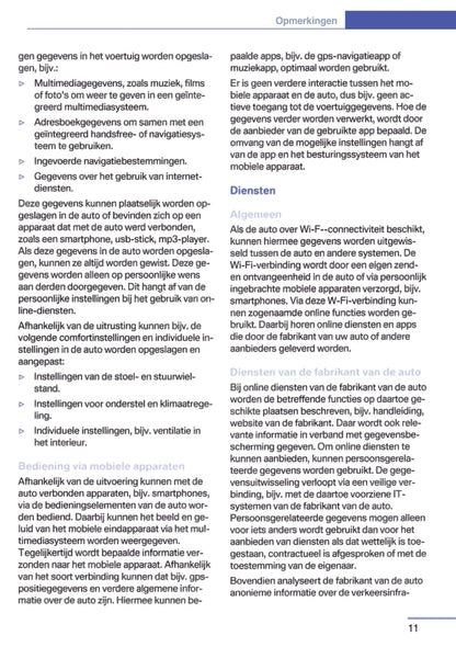 2017-2018 BMW 2 Series Active Tourer Owner's Manual | Dutch
