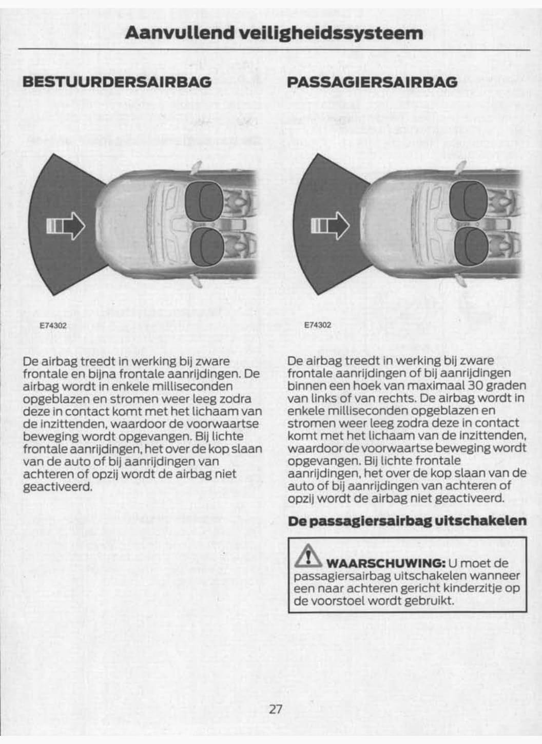 2019 Ford Kuga Owner's Manual | Dutch