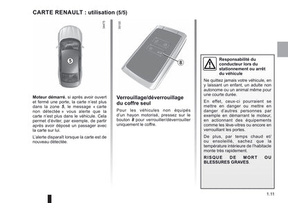 2016-2020 Renault Talisman Manuel du propriétaire | Français