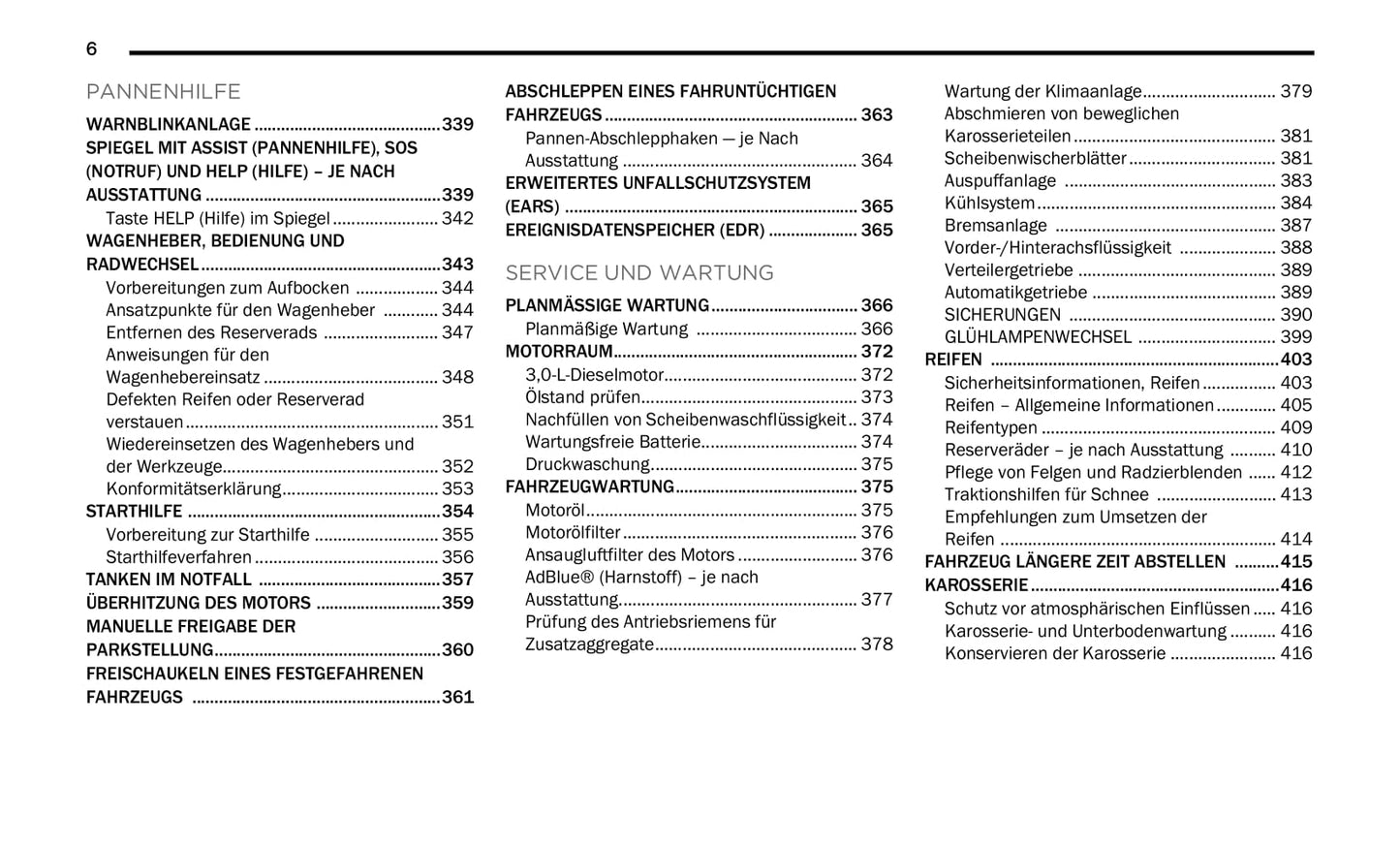 2022 Jeep Gladiator Owner's Manual | German