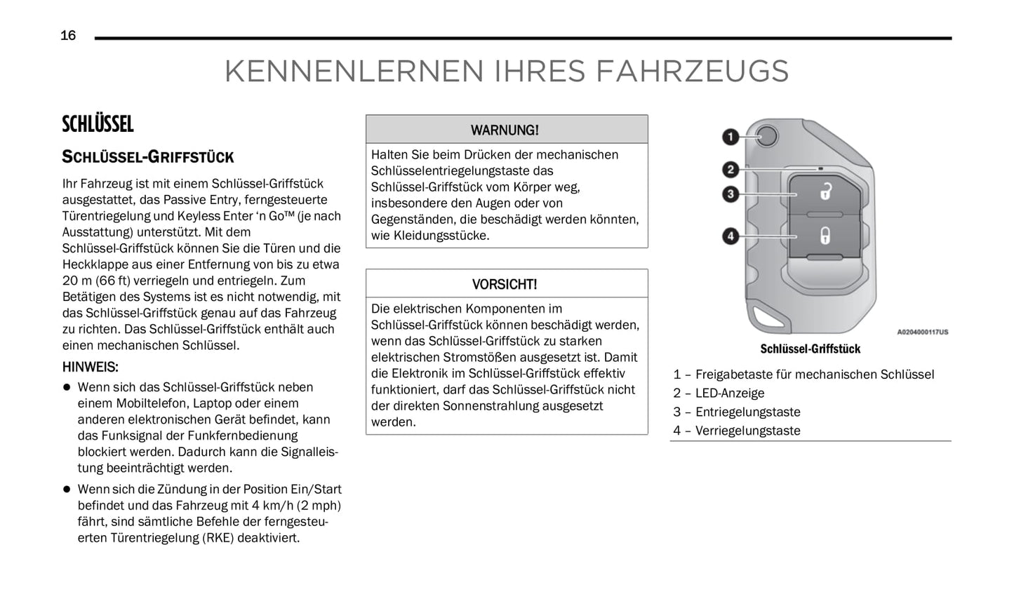 2022 Jeep Gladiator Owner's Manual | German