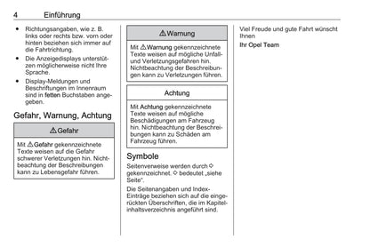 2019 Opel Vivaro Owner's Manual | German