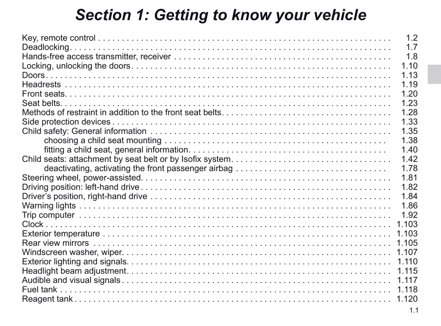 2019-2020 Renault Master Owner's Manual | English