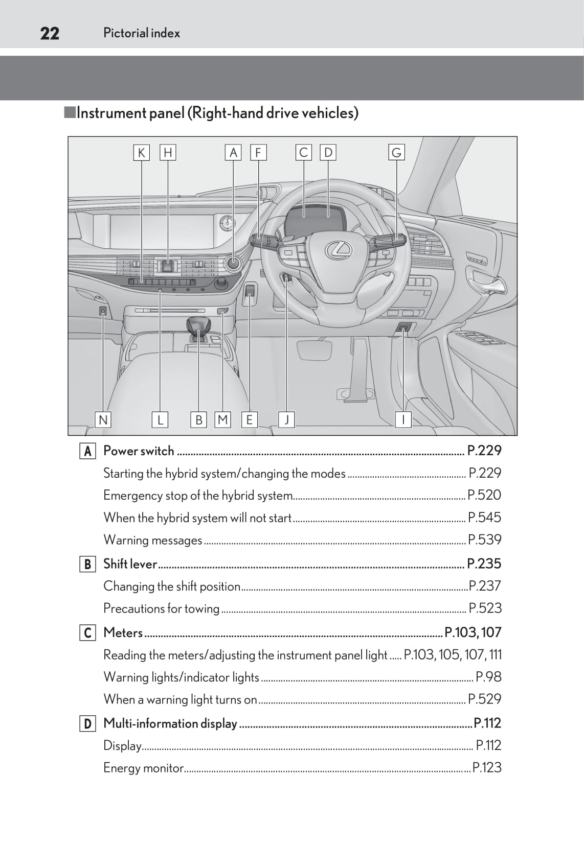 2020 Lexus LS 500h Bedienungsanleitung | Englisch