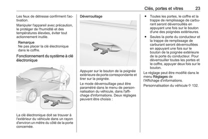 2018 Opel Insignia Owner's Manual | French