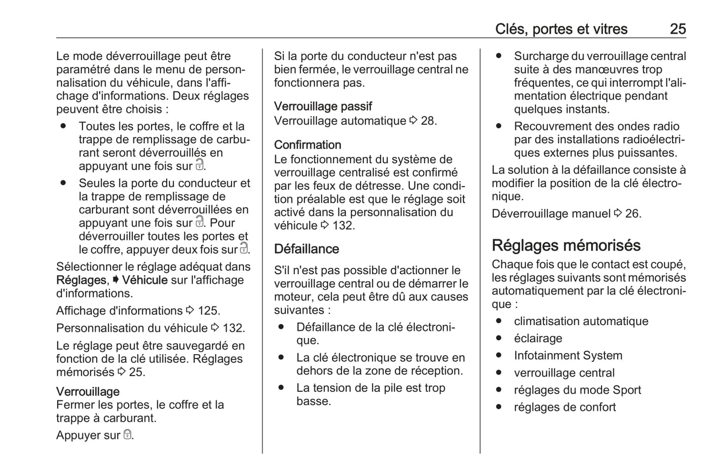 2018 Opel Insignia Owner's Manual | French