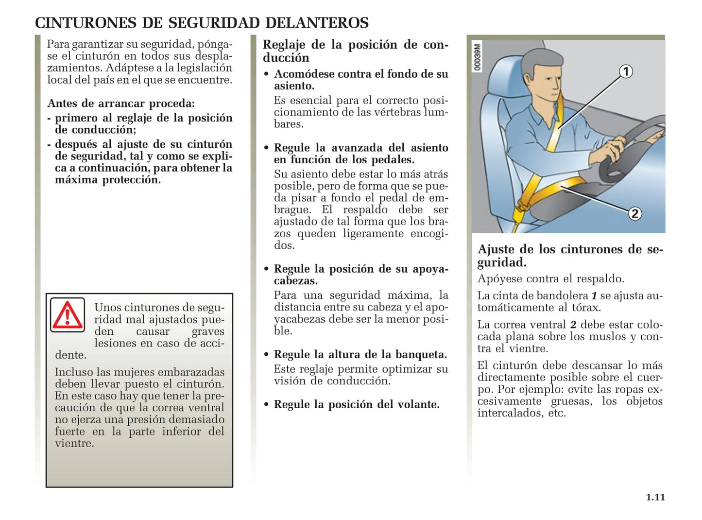 2001-2002 Renault Avantime Owner's Manual | Spanish