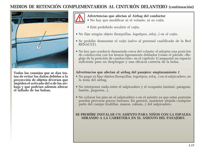 2001-2002 Renault Avantime Gebruikershandleiding | Spaans