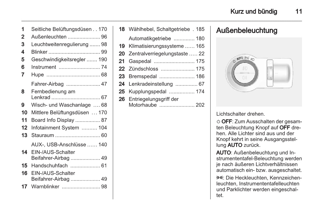 2011-2014 Chevrolet Aveo Owner's Manual | German