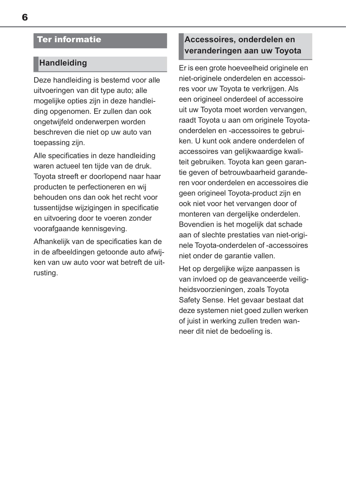 2021-2022 Toyota Yaris Gebruikershandleiding | Nederlands