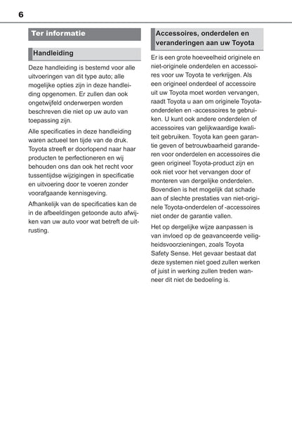2021-2022 Toyota Yaris Bedienungsanleitung | Niederländisch