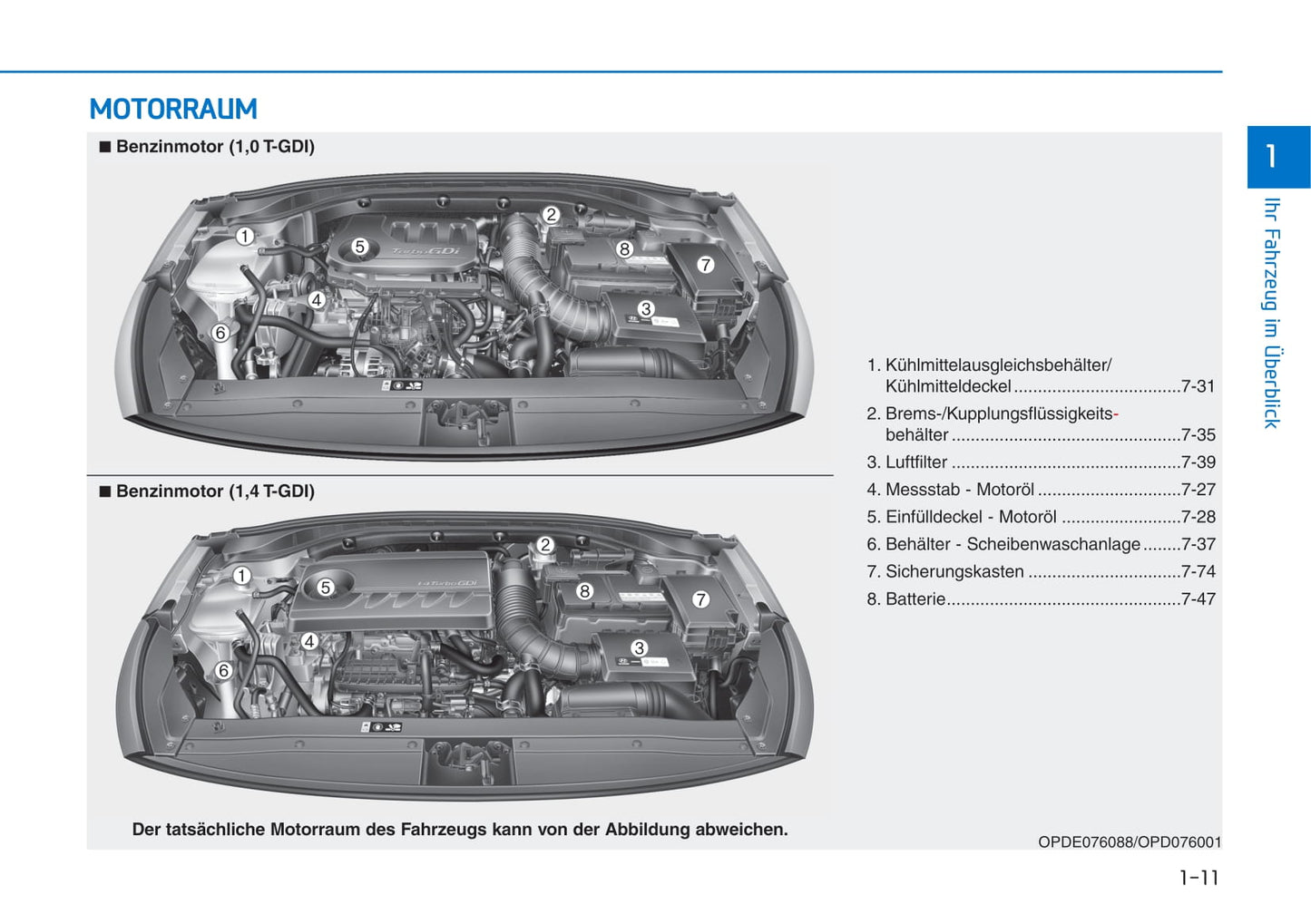 2018-2019 Hyundai i30 Gebruikershandleiding | Duits