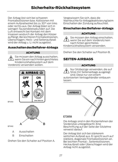 2012-2013 Ford Fiesta Owner's Manual | German