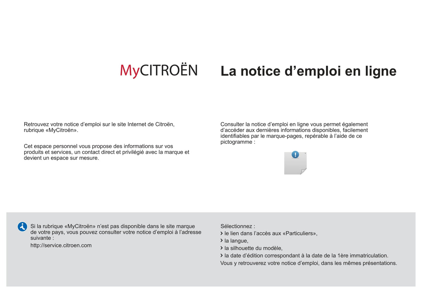 2011-2012 Citroën Berlingo First Owner's Manual | French