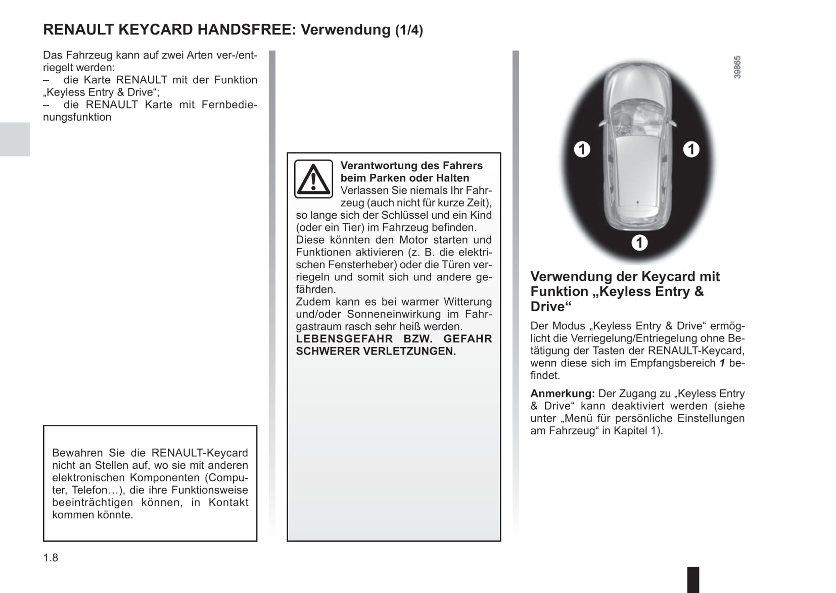 2015-2018 Renault Kadjar Owner's Manual | German