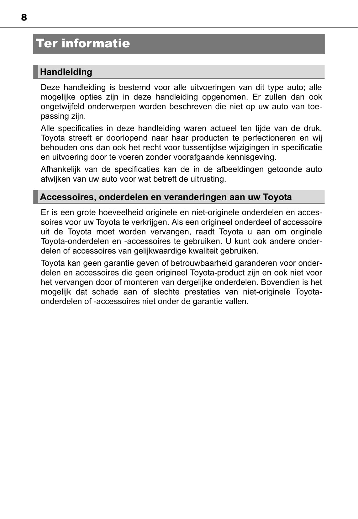 2016-2018 Toyota C-HR Hybrid Bedienungsanleitung | Niederländisch