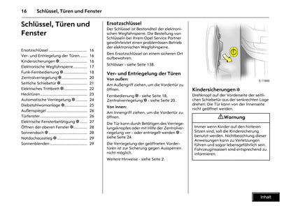 2009-2010 Opel Movano Owner's Manual | German