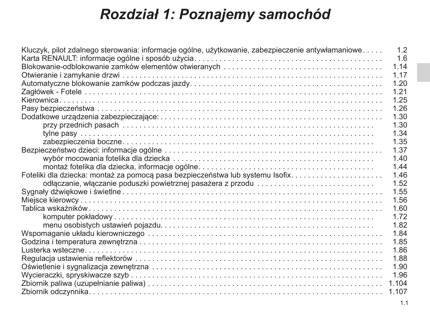 2018-2019 Renault Mégane Bedienungsanleitung | Polnisch