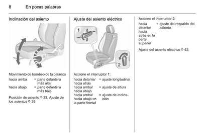 2015 Opel Zafira/Zafira Tourer Owner's Manual | Spanish