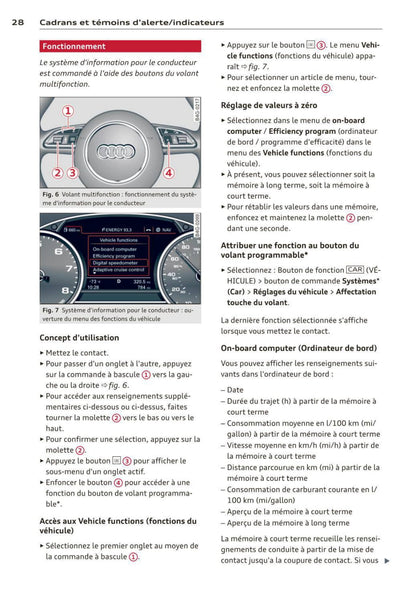 2011-2014 Audi A6/S6 Bedienungsanleitung | Französisch