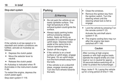 2016 Vauxhall Vivaro Owner's Manual | English