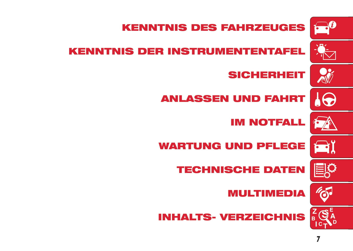 2016-2017 Abarth 500 Gebruikershandleiding | Duits