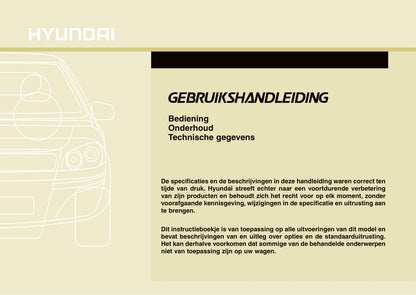 2015-2016 Hyundai Santa Fe Bedienungsanleitung | Niederländisch