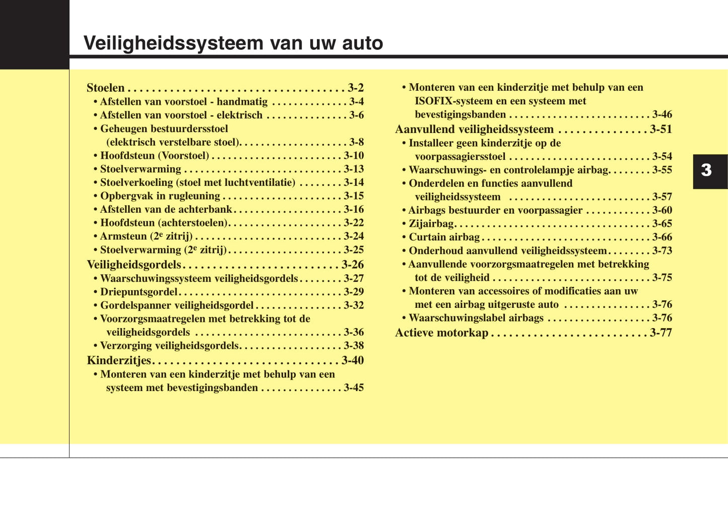 2015-2016 Hyundai Santa Fe Bedienungsanleitung | Niederländisch