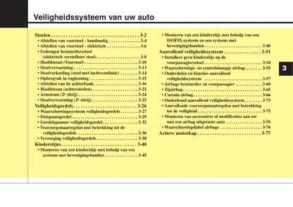2015-2016 Hyundai Santa Fe Owner's Manual | Dutch