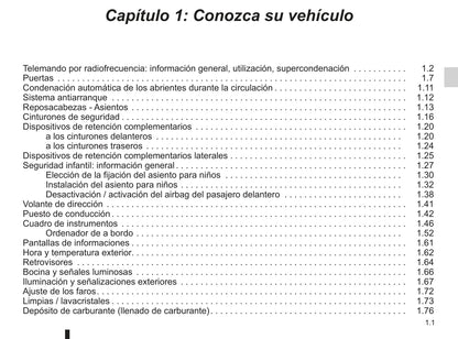 2008-2012 Renault Modus Manuel du propriétaire | Espagnol