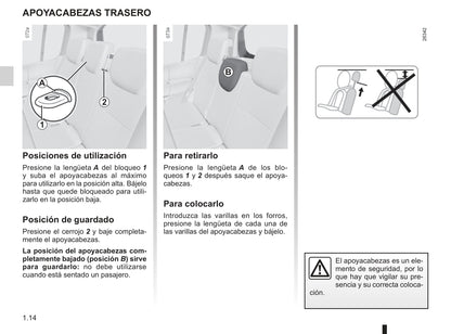 2012-2013 Renault Modus/Grand Modus Owner's Manual | Spanish