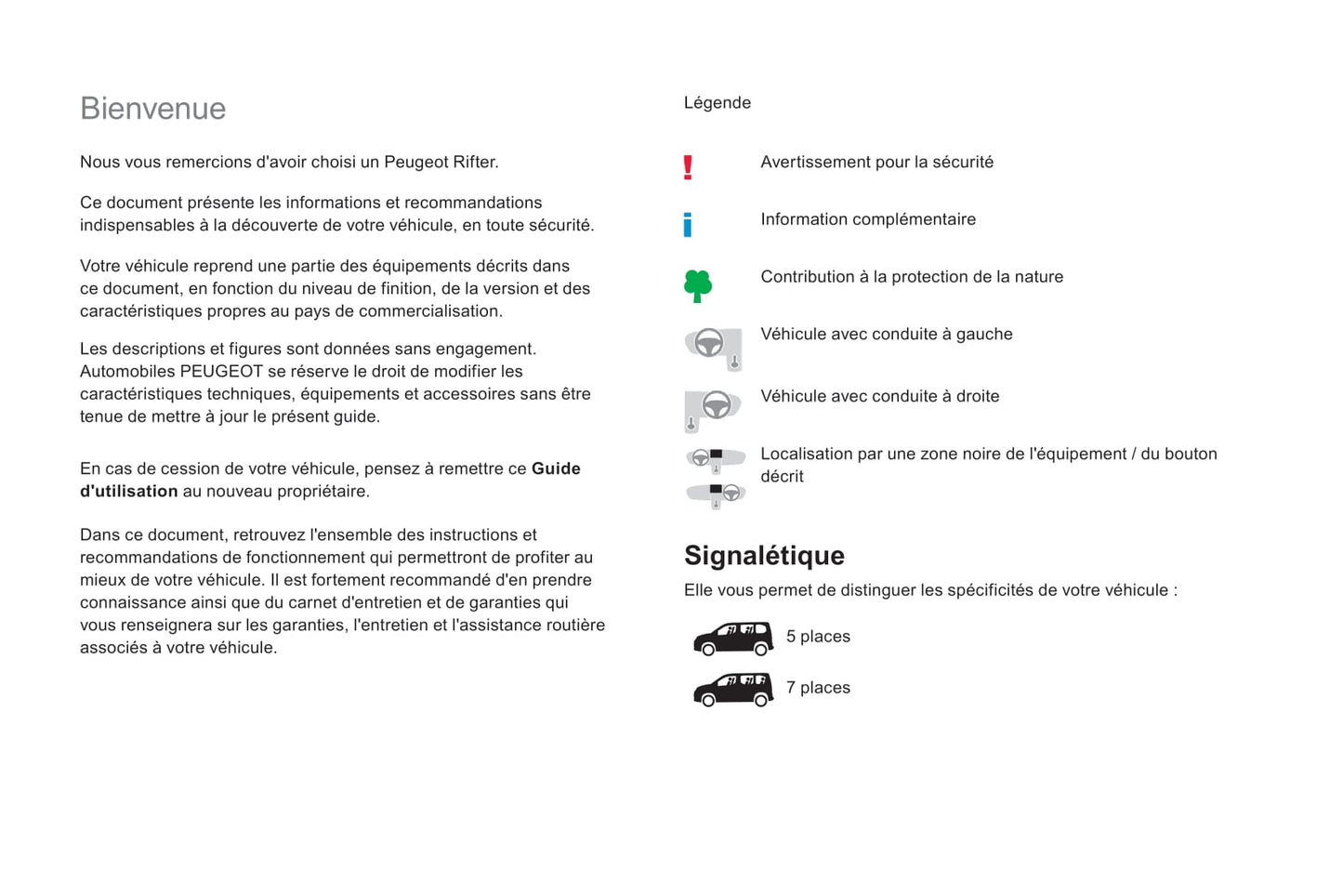 2018-2019 Peugeot Rifter Gebruikershandleiding | Frans