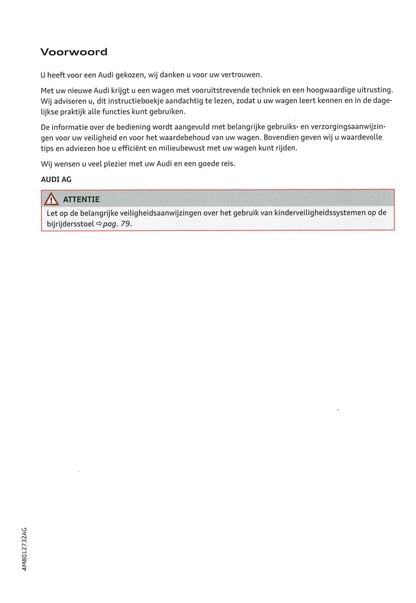 2018-2023 Audi Q8 Bedienungsanleitung | Niederländisch