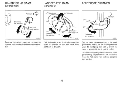 1997 Nissan Serena Gebruikershandleiding | Nederlands