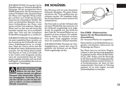 2010-2011 Fiat Sedici Bedienungsanleitung | Deutsch