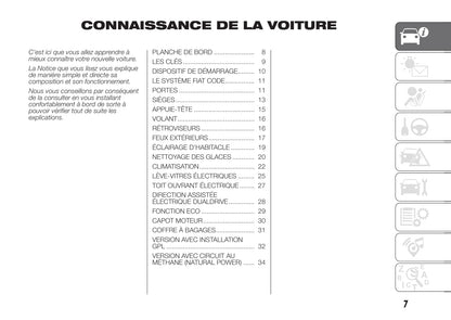 2012-2017 Fiat Punto Manuel du propriétaire | Français