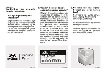 2002-2008 Hyundai Matrix Manuel du propriétaire | Néerlandais