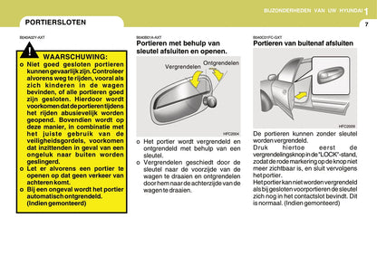 2006-2007 Hyundai Matrix Gebruikershandleiding | Nederlands