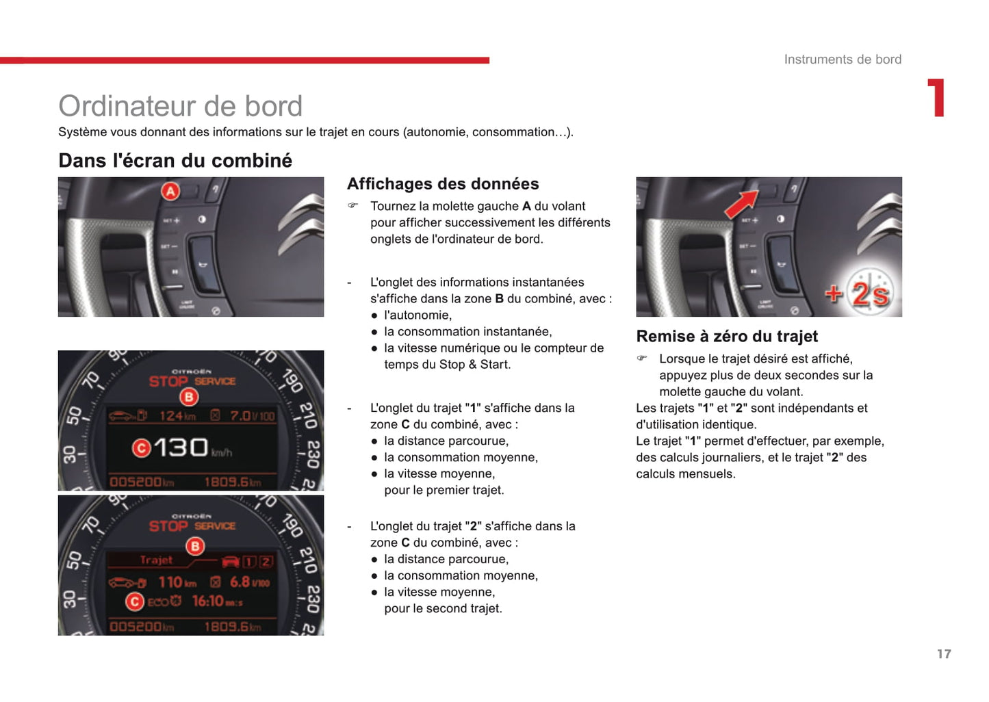 2016-2017 Citroën C5 Bedienungsanleitung | Französisch
