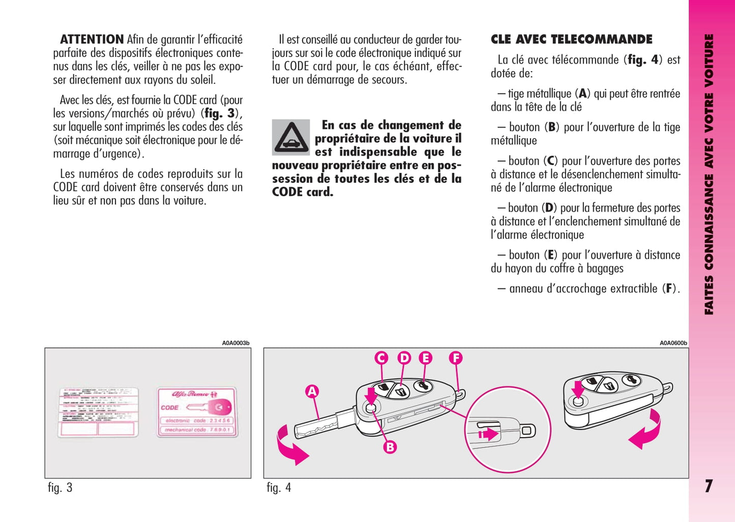 2007-2011 Alfa Romeo GT Manuel du propriétaire | Français